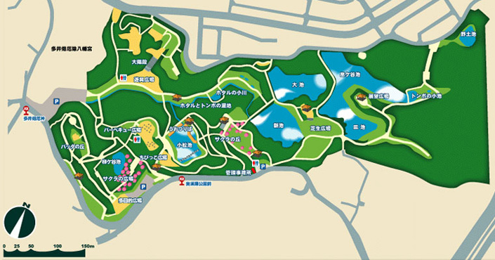 奥須磨公園地図